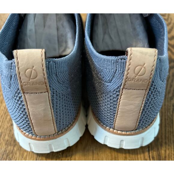 Cole Haan Zerogrand Wingtip Stitchlite Oxford Gray Shoes Men’s Sz 10.5 #C24944 - Picture 4 of 10